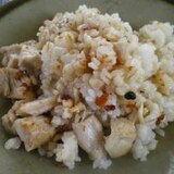 鶏肉の食べるラー油炒飯